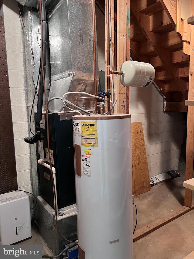 utilities featuring water heater