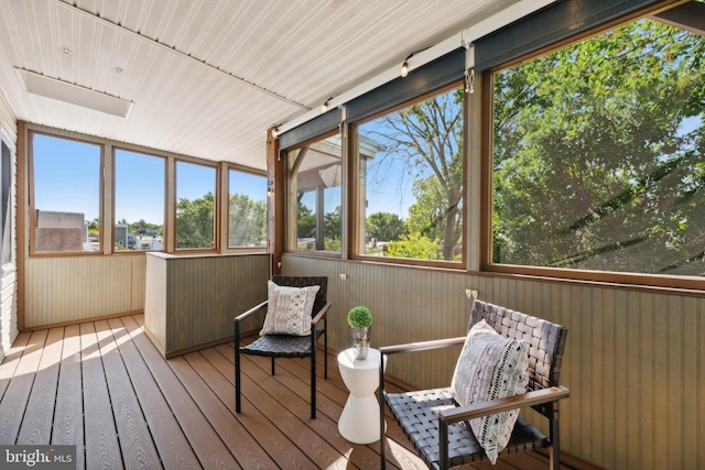 sunroom / solarium with plenty of natural light