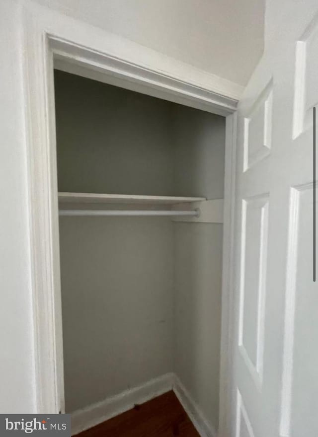 view of closet