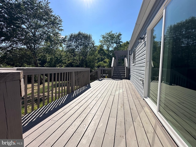 view of deck