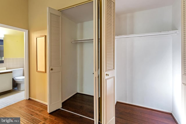 view of closet