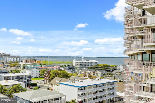 water view featuring a view of city