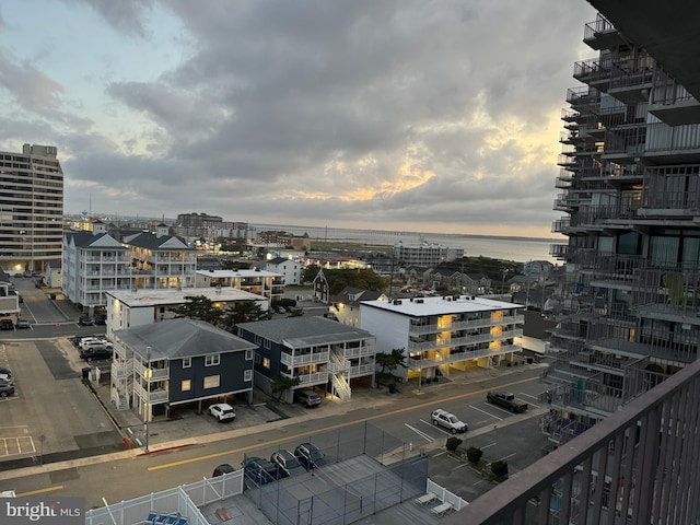 city view featuring a water view