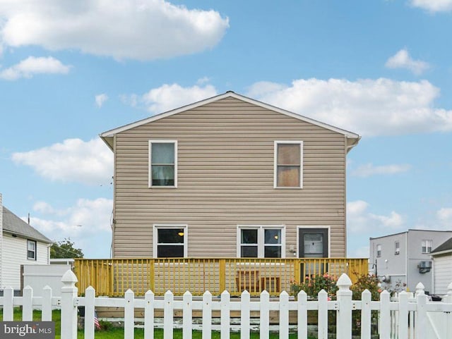 view of back of property