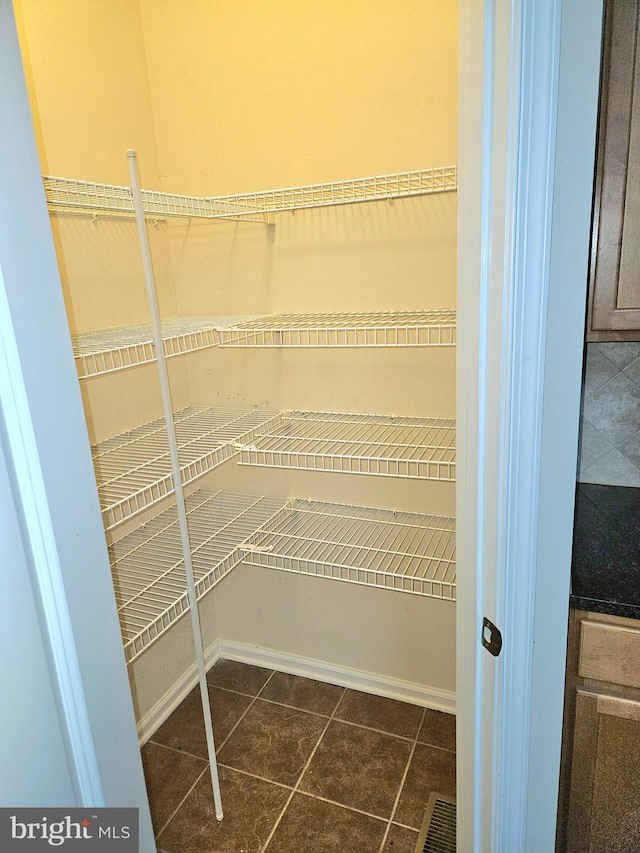 view of pantry