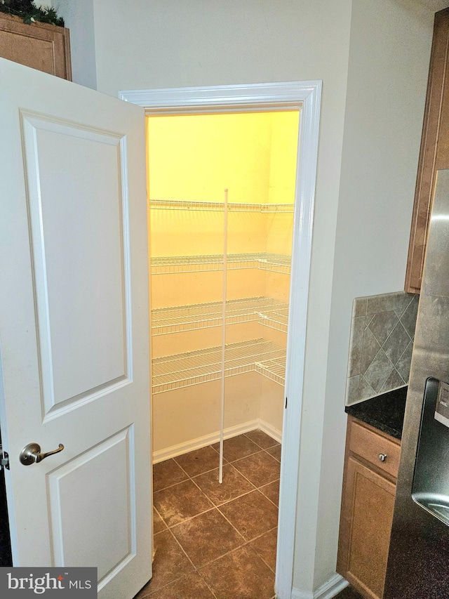 view of pantry