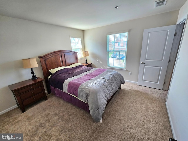 bedroom featuring carpet floors