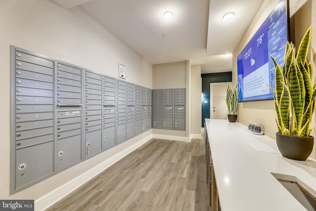 view of home's community featuring mail boxes