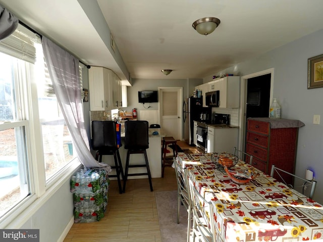 view of dining room