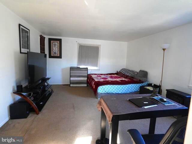 bedroom featuring carpet floors