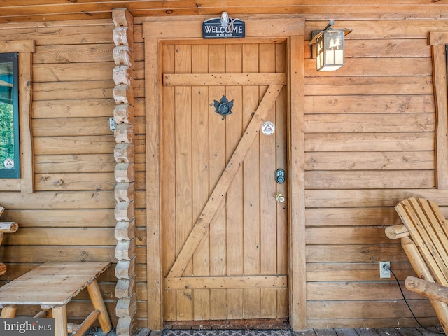 view of entrance to property