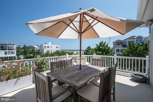 view of patio / terrace with outdoor dining space