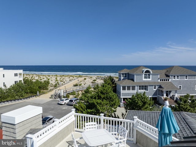 water view with a beach view