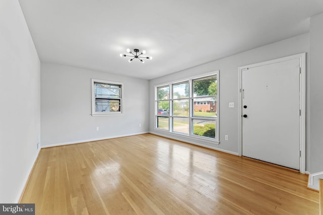 interior space featuring light hardwood / wood-style floors