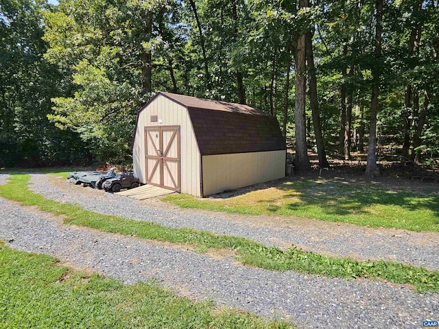 view of outbuilding