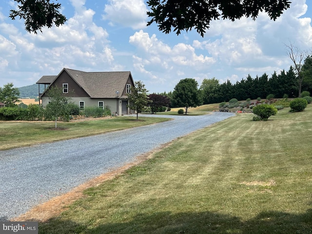 view of road