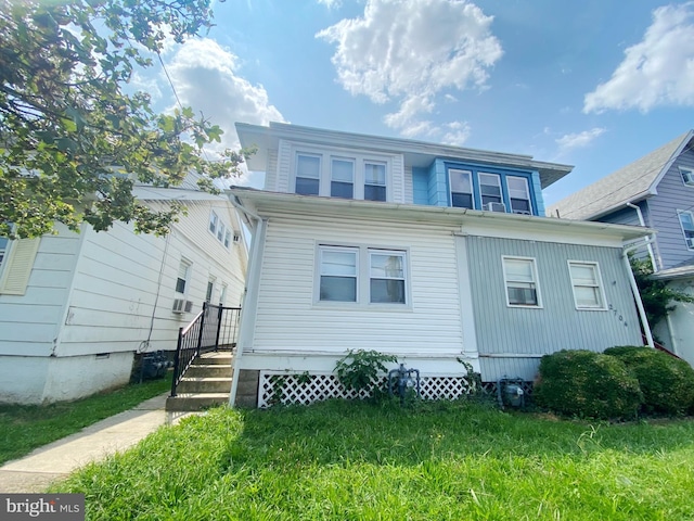 exterior space featuring a yard