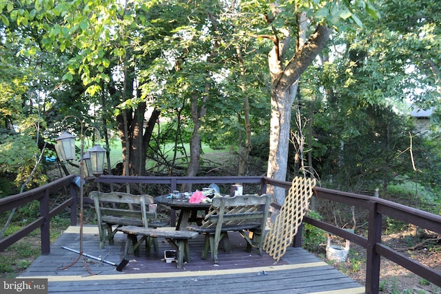 view of deck