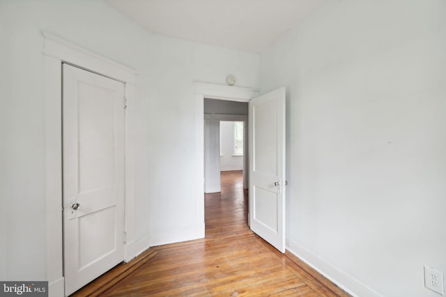 interior space featuring light hardwood / wood-style floors