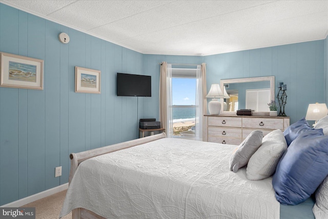 bedroom with carpet flooring