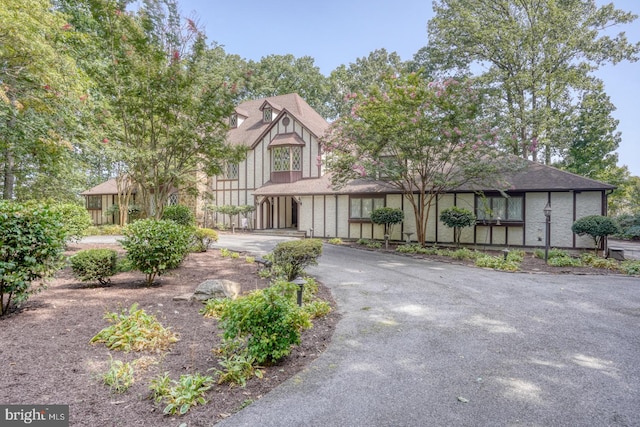 view of tudor house