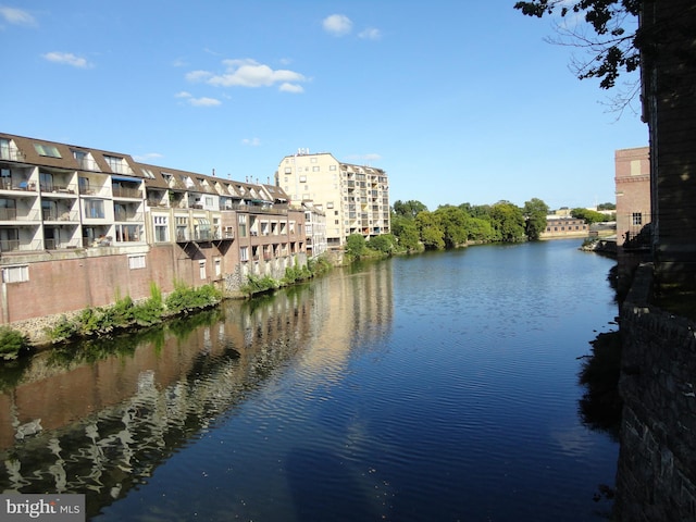 view of water feature