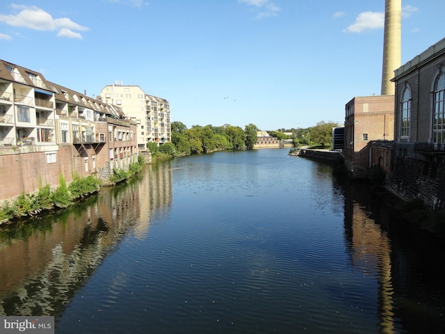 view of water feature