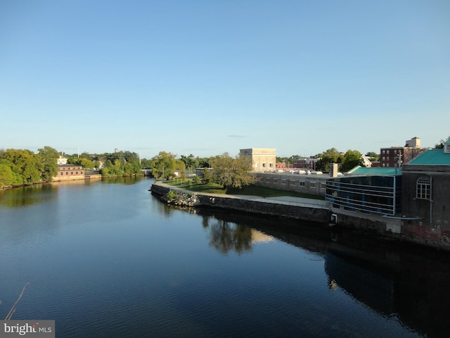 property view of water