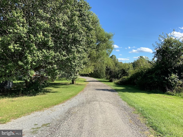 view of road