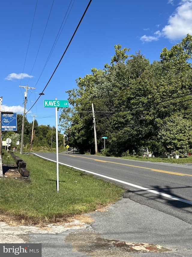 view of road