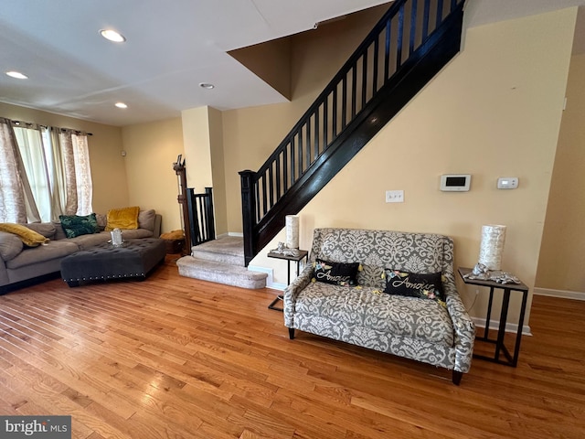 interior space featuring light hardwood / wood-style floors