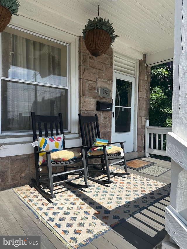 view of patio / terrace featuring a porch