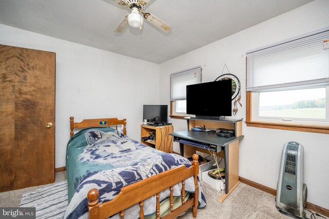 carpeted bedroom with a textured ceiling