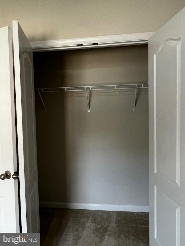 view of closet