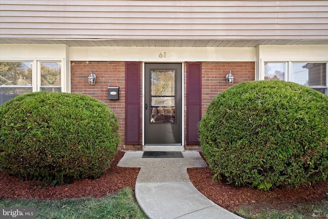 view of entrance to property