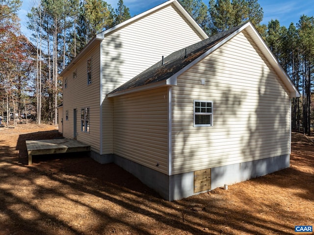 view of side of home