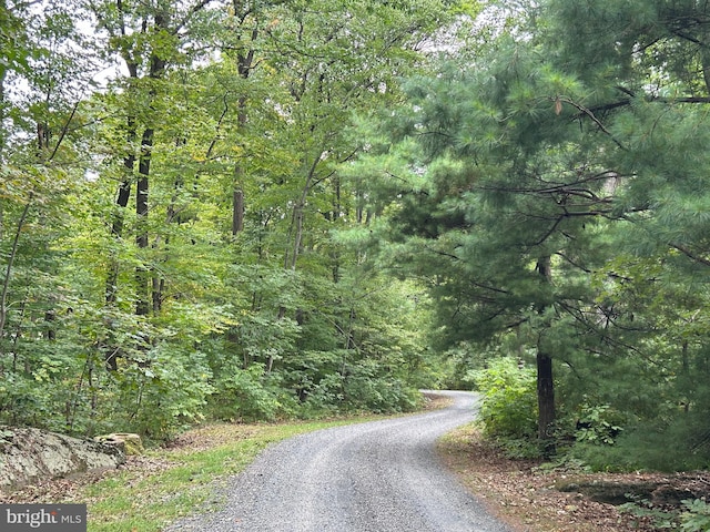 view of road