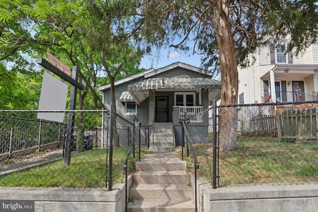 view of bungalow-style house