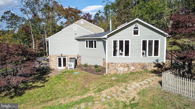 view of back of property