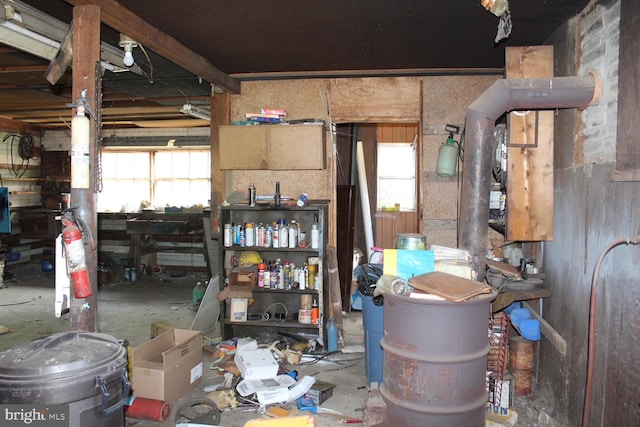 miscellaneous room with plenty of natural light