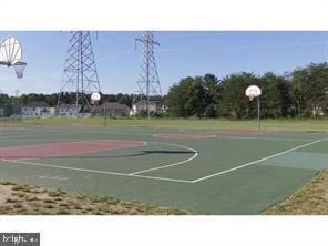 view of basketball court