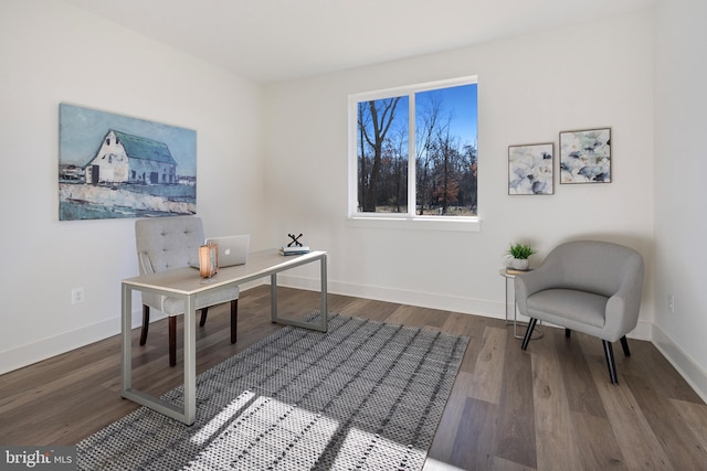 1333 German Driveway, Hanover, MD 21076 - home office with wood finished floors and baseboards