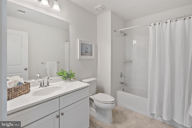 1333 German Driveway, Hanover, MD 21076 - bathroom with vanity, shower / bathtub combination with curtain, and tile patterned floors