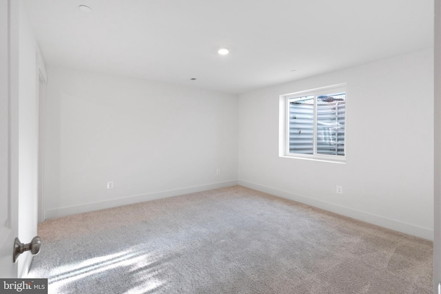 1333 German Driveway, Hanover, MD 21076 - carpeted spare room with baseboards and recessed lighting