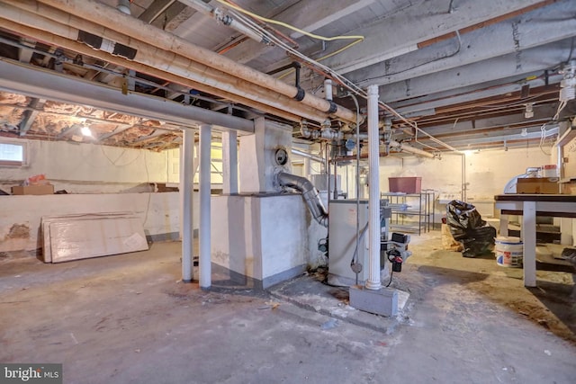 500 Dorsey Ave, Essex, MD 21221 - below grade area featuring a heating unit