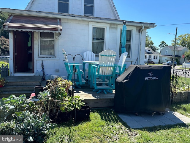 view of back of property