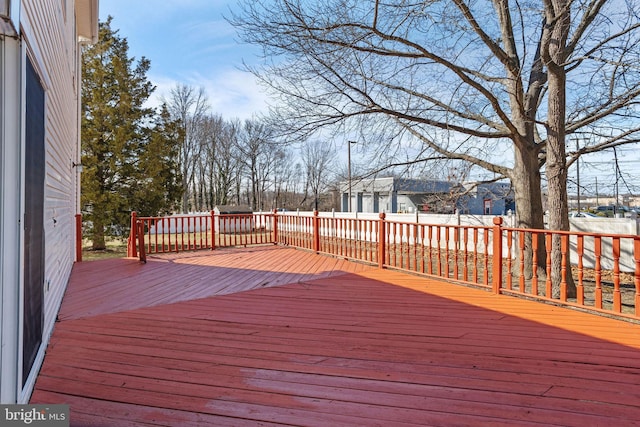 view of deck