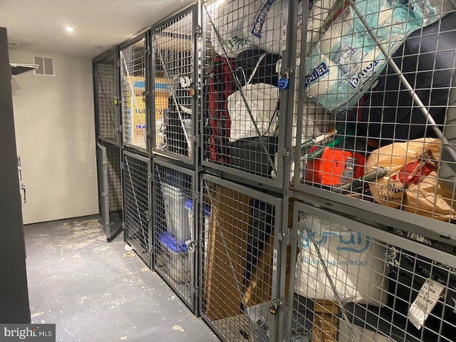 storage with visible vents