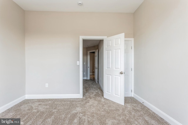 empty room with light carpet