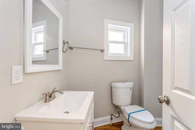 bathroom with sink and toilet